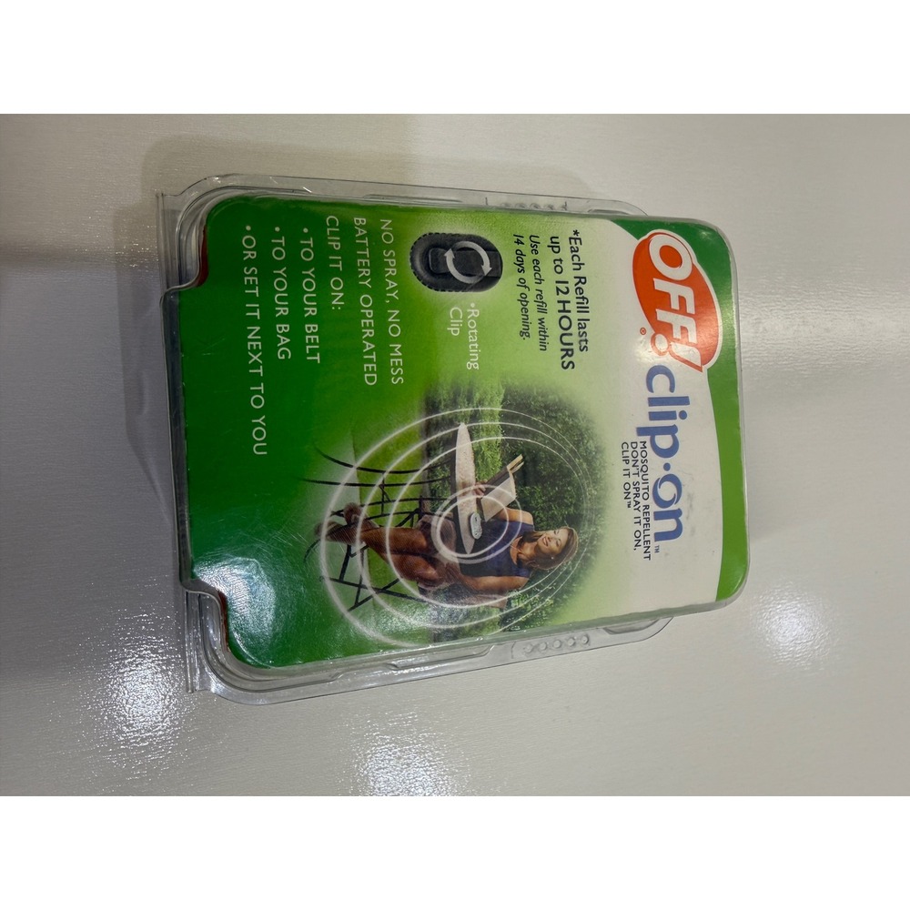 OFF Clip-On Mosquito Repellent Fan Circulated Personal Bug Protection Gray